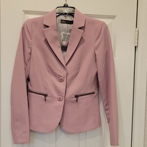 Suzy Shier Pink Tailored Blazer